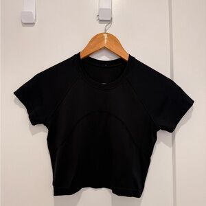 Lululemon Athletica Black Crop Top